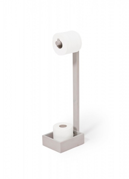 Oyster White Freestanding Toilet Roll Holder